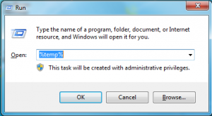 Delete Windows temporary files